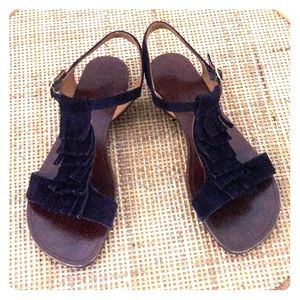 Suede sandals